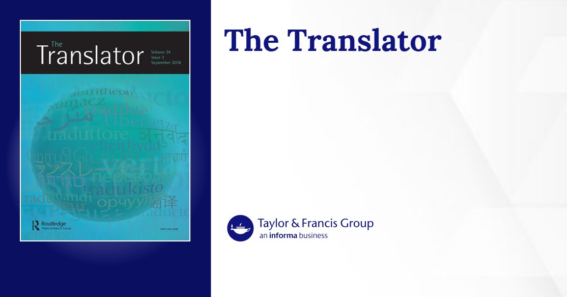 okoniewskaAM's tweet card. Published in The Translator (Vol. 28, No. 2, 2022)