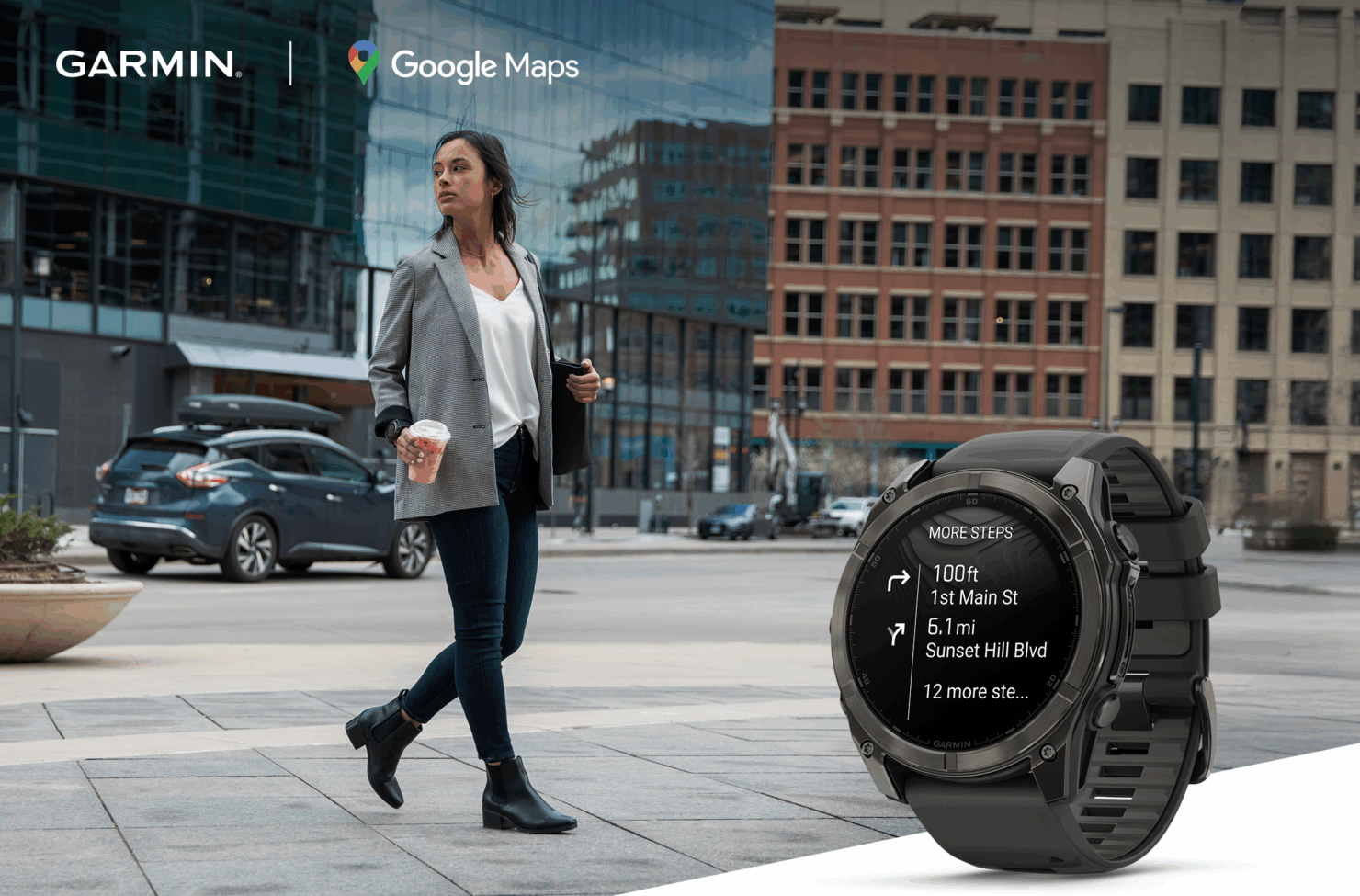 r3nya's tweet card. Garmin announced the Google Maps app is now available for free in the Connect IQ™ Store.