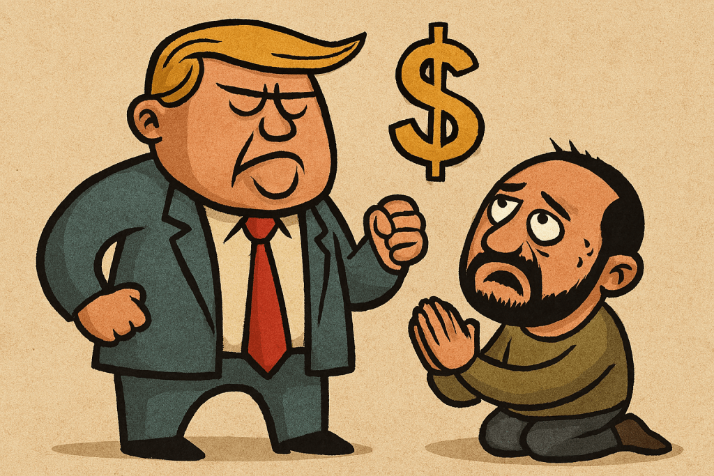 HelloFrances1's tweet card. Der Artikel beschreibt Gründe, warum der neue 28-Punkte-Plan von Donald Trump keinen Frieden bringen, und Krieg erste 2027 endenwird