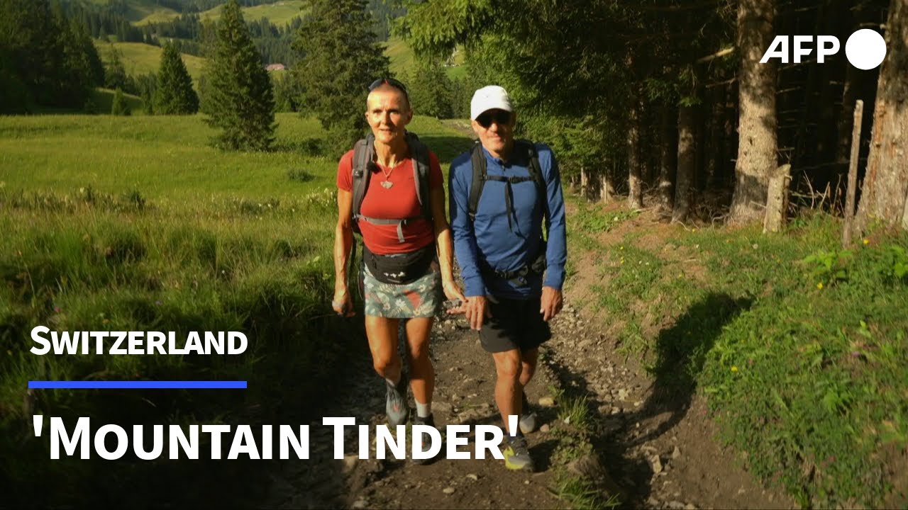 Albert37170974's tweet card. Swiss 'Mountain Tinder' sparks high-altitude attraction | AFP