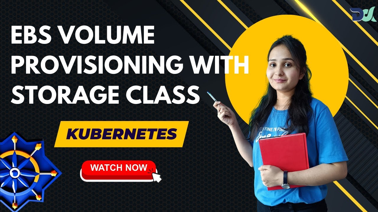 devopsproin's tweet card. EBS Volume Provisioning with Storage Class and PVC creation in...