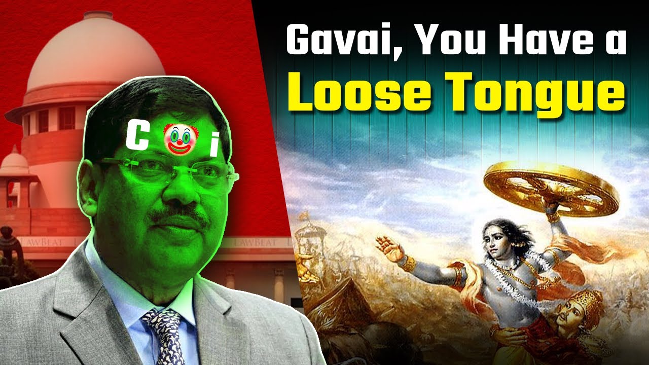 UnSubtleDesi's tweet card. ENGLISH: CJI Shoe Attack | BR Gavai has a loose tongue | Nupur J...