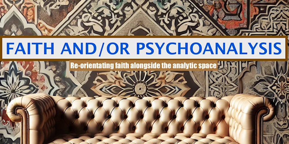 FCSUnit's tweet card. Dr Rozina Anwar will facilitate dialogue on the unique tensions in relation to faith and psychoanalysis; the seemingly dissident discipline.