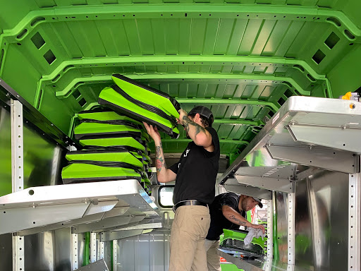 SPcentral_okc's tweet card. Getting all the vans and equipment prepared for the OFFICIAL grand opening of SERVPRO of Central Oklahoma City. We are here to help you, OKC!