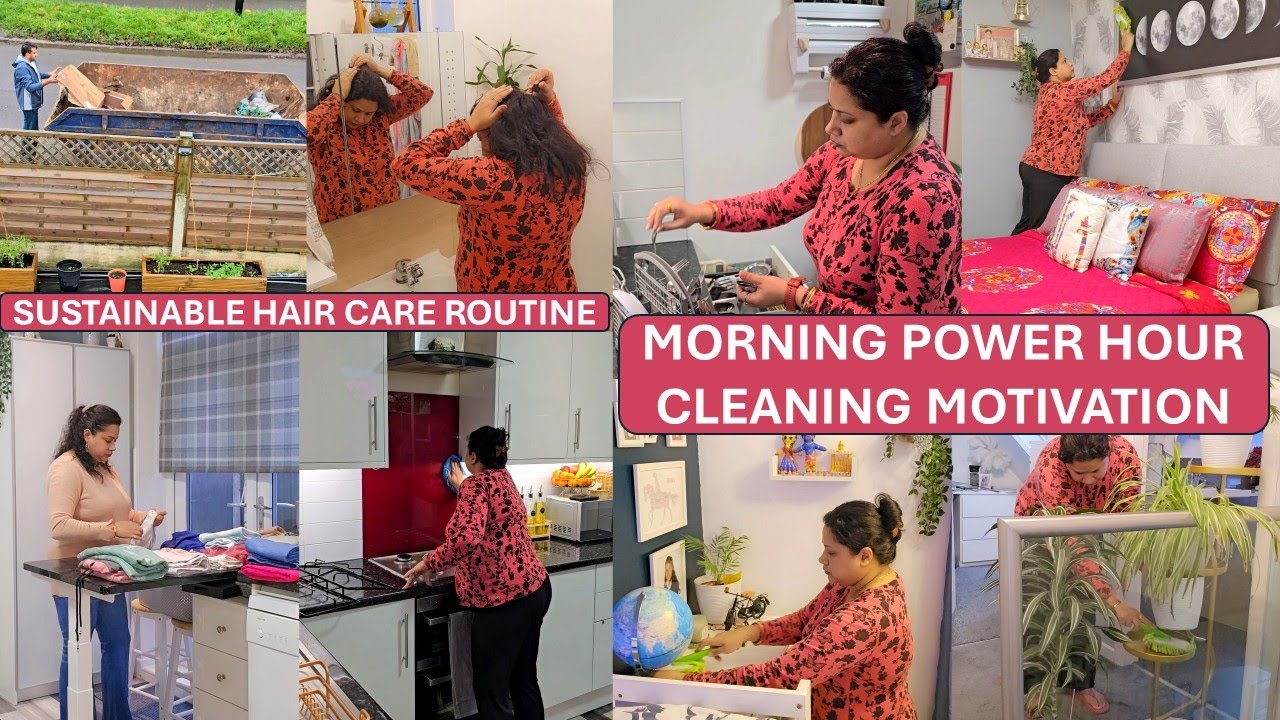 DeepsAIOChannel's tweet card. Morning Routine - Simplest Hair Care & Whole House Cleaning |...