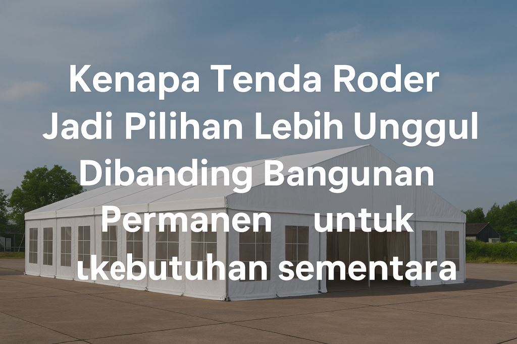 amiratentcom's tweet card. Pernahkah kamu berpikir kenapa banyak perusahaan, event organizer, hingga penyedia logistik lebih memilih menggunakan tenda roder daripada membangun gedung permanen? Ternyata, ada alasan kuat yang...