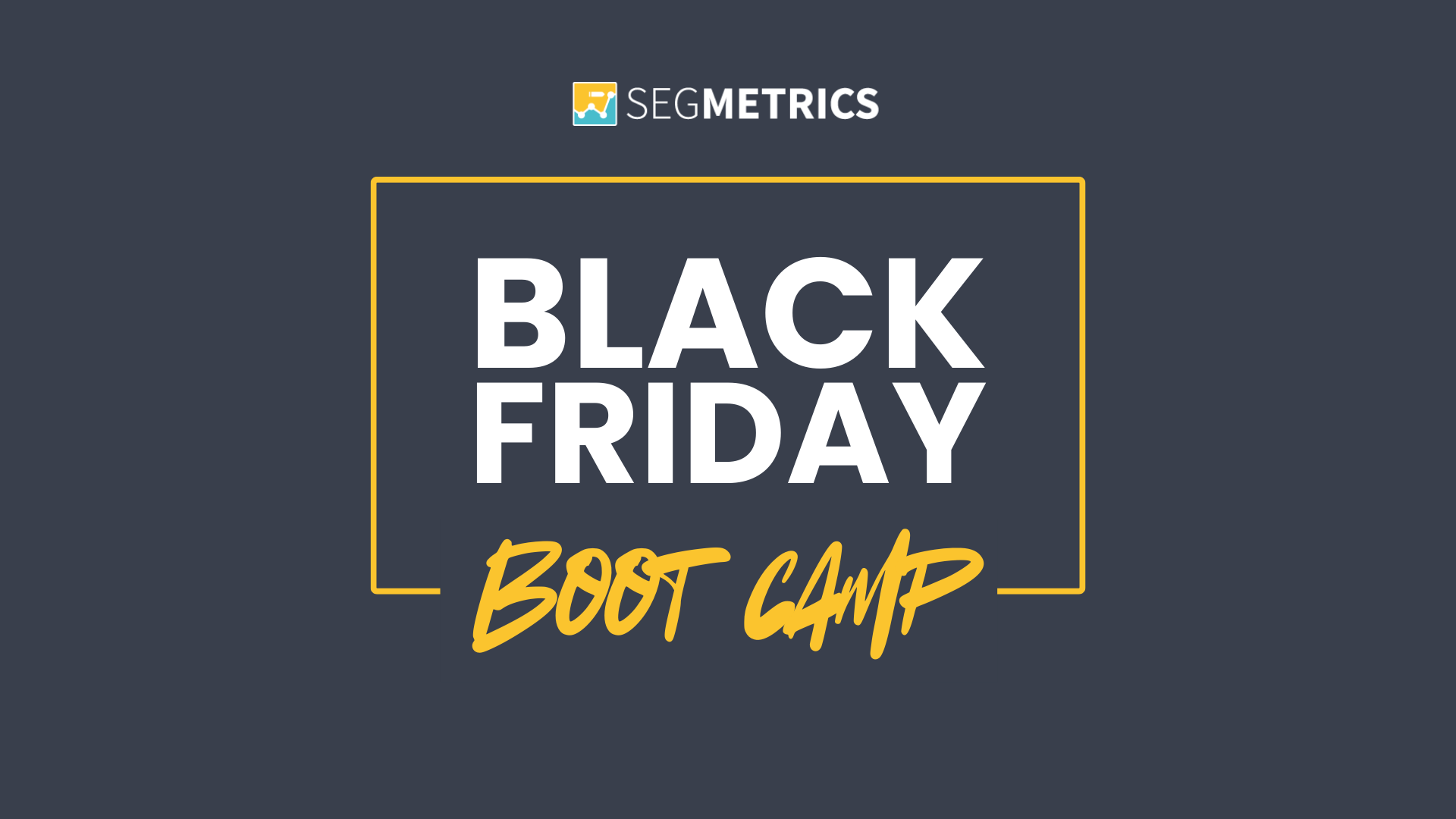 SegMetrics's tweet card. Everything you need to know to run a blockbuster Black Friday promotion. Smash your BF/CM goals with advanced strategy, analytics and recommendations from SegMetrics.