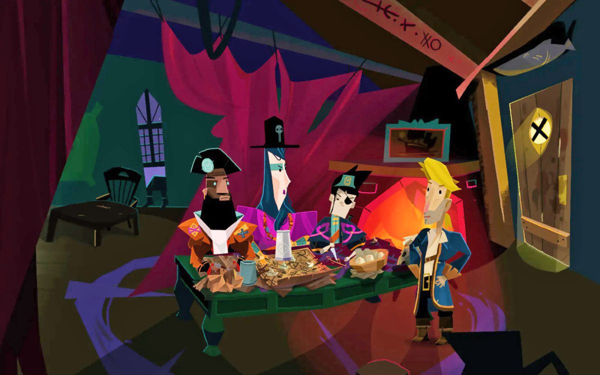 HelpMeTechNow's tweet card. Return to Monkey Island riprende da dove si era interrotto Monkey Island 2 del 1991, con il figlio di Guybrush che ne rievoca il finale.