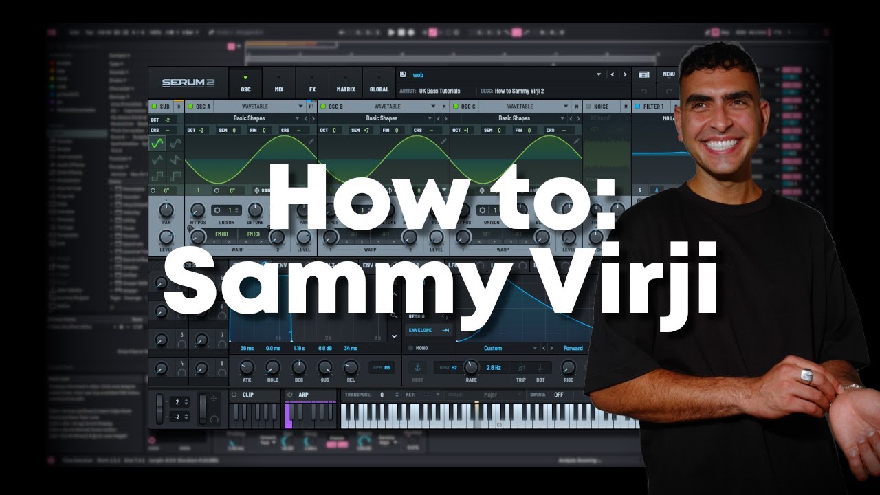 UKBassTutorials's tweet card. How to make UKG like Sammy Virji | Ableton Live