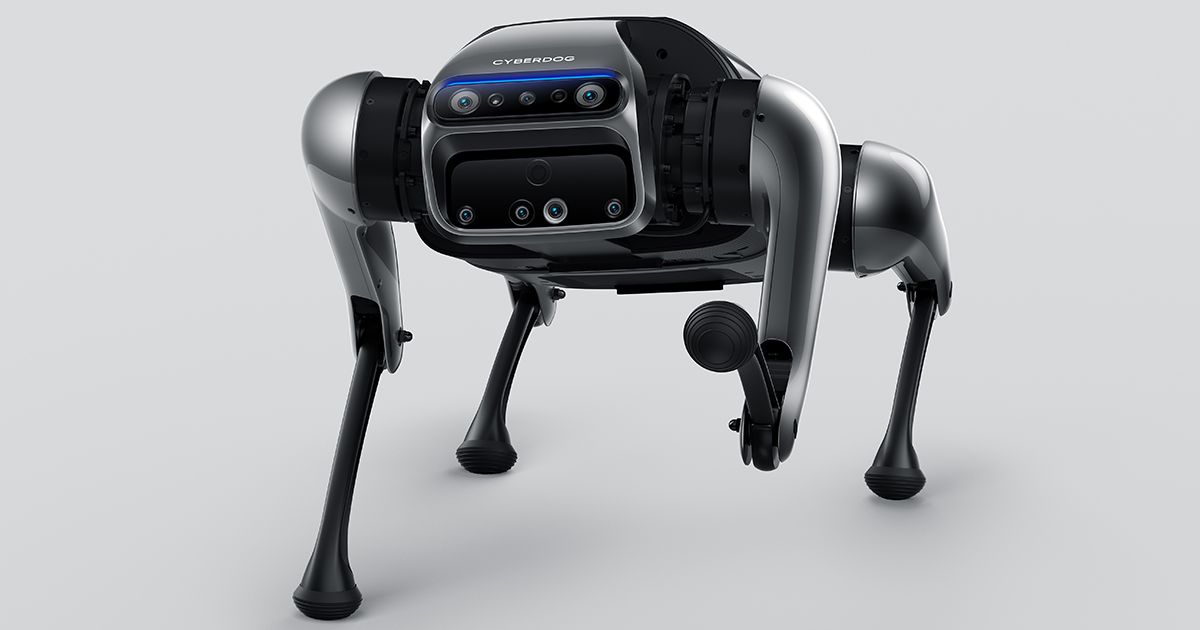 robotsapp's tweet card. CyberDog is a quadruped robot designed as a research platform as well as a robotic pet. It can walk, run, and even do backflips. Researchers, hobbyists, and students can use CyberDog to explore how...