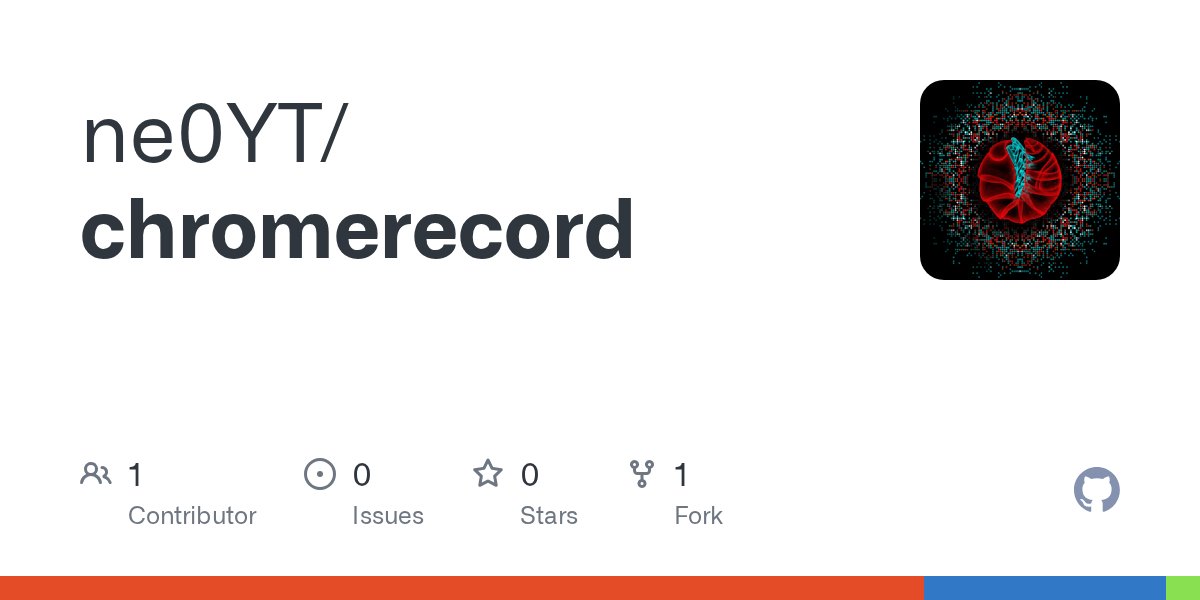 Vect0r_SEC's tweet card. Contribute to ne0YT/chromerecord development by creating an account on GitHub.