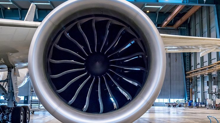 QualityMagazine's tweet card. Aircraft component safety and reliability are ensured using automated ultrasonic testing, which detects flaws accurately and efficiently, reducing inspection time.