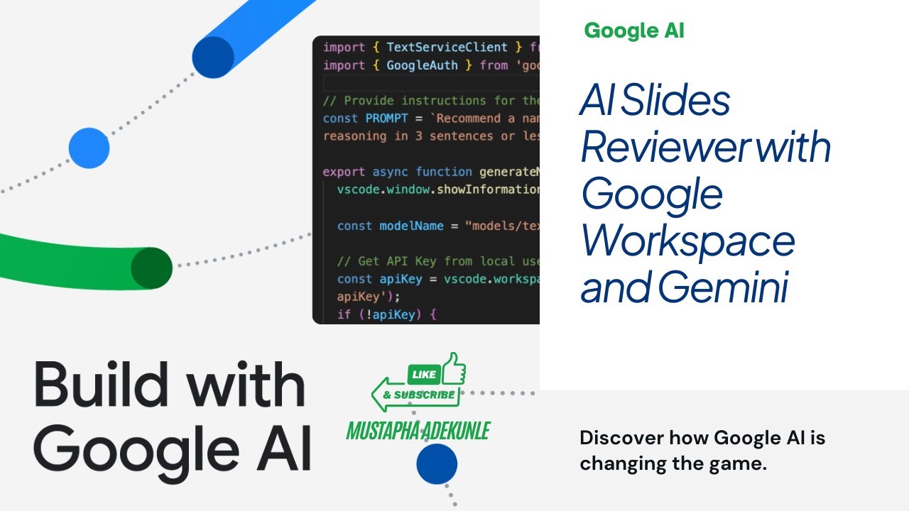 engr_krooozy's tweet card. Level Up Your Presentations with AI! Build Your Own AI Slide Reviewer...