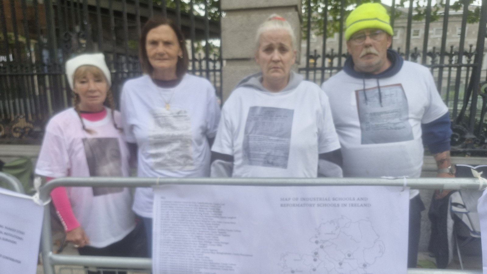 ManishaCIS's tweet card. Four survivors of residential abuse on hunger strike outside the Dáil have said they "won't budge" and will continue their protest until their contributory pension and medical card demands are met.