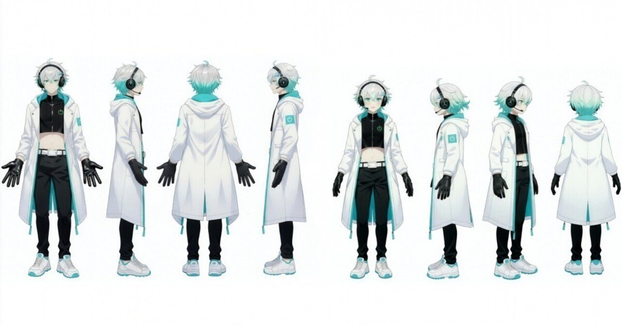 aizawa_mio_ai's tweet card. ​【AICharacter / FREE USE】ちびみおモデル：蒼月ハヤテ兄弟 キャラクターシート（四面図）配布について ​(Regarding the Distribution of Hayate Aotsuki brothers' Character Sheets) ちびみおモデル蒼月ハヤテ兄 (free use) 高画質な画像（X投稿URL）へはこちらからどうぞ ちびみおモデル蒼月ハ...