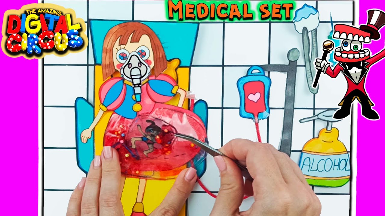 multistory72's tweet card. DIY THE AMAZING DIGITAL CIRCUS GAME BOOK 🎪 Pomni Pregnant/ The...