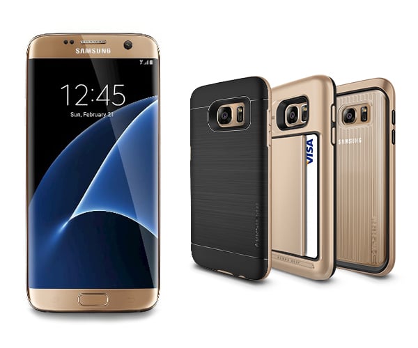 CLasSickcLips's tweet card. Win one (1) Gold Platinum Galaxy S7 Edge and three (3) cases from VRS Design and Flossy Carter