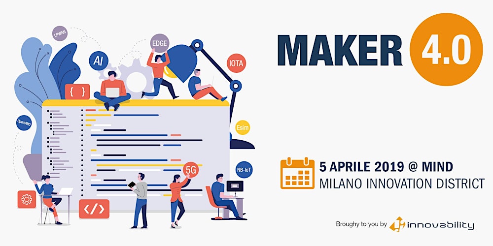LabNetwork_'s tweet card. www.innovabilityhub.it/maker4-0 Maker 4.0 è il primo evento dedicato alle aziende che vogliono fare Open Innovation su Industry 4.0 connettendosi all’ecosistema di pro-Maker o Maker 4.0 sia per esp...