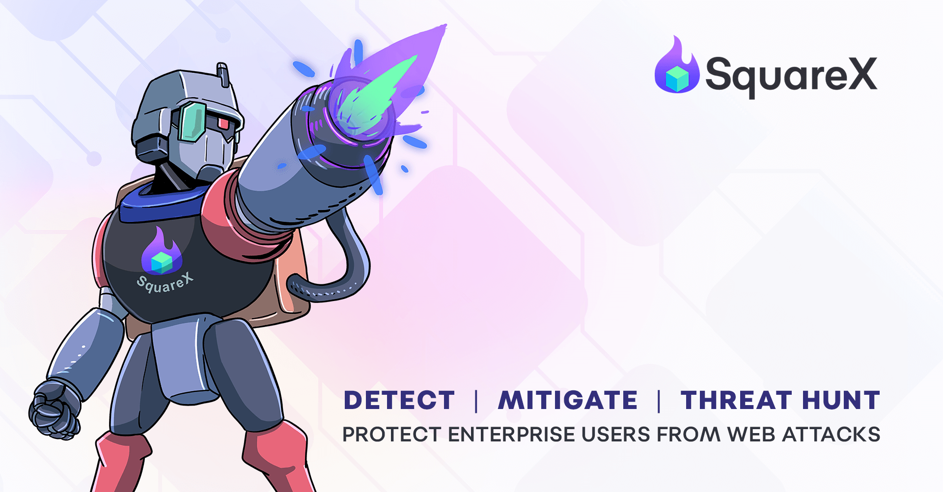 techraj156's tweet card. SquareX's industry-first Browser Detection and Response (BDR) solution helps enterprises detect, mitigate, and threat-hunt client-side web attacks on employees in real-time.