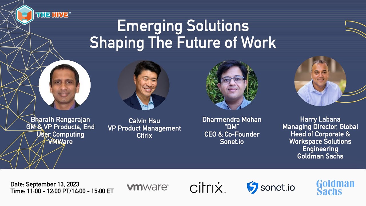 WorkspaceONE's tweet card. Emerging Solutions Shaping The Future of Work