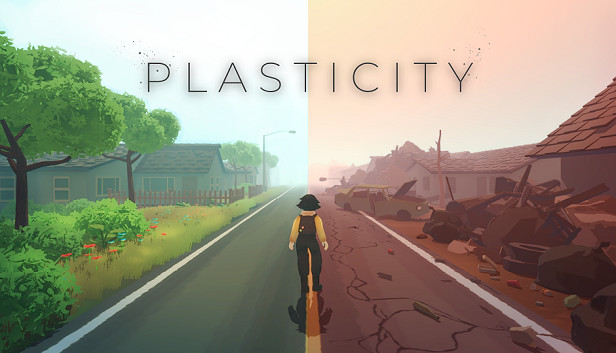 HumanShieldGame's tweet card. Plasticity is a hauntingly beautiful puzzle-platformer where you explore a plastic-ridden world. Traverse flooded cities and ravaged lands as you make choices that profoundly change both gameplay and...