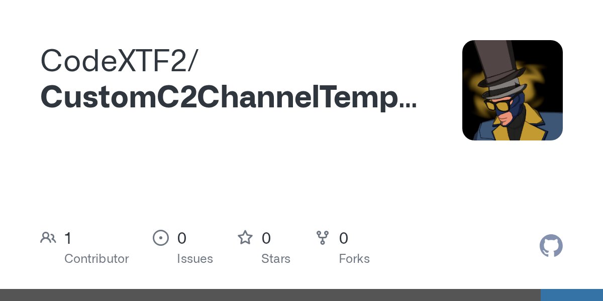 codex_tf2's tweet card. Contribute to CodeXTF2/CustomC2ChannelTemplate development by creating an account on GitHub.