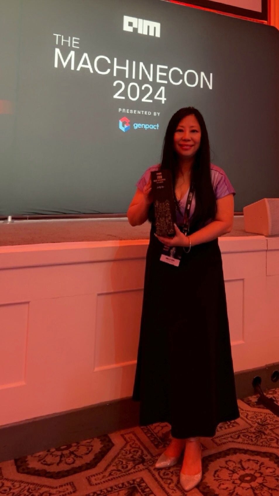 kel_zou's tweet card. What a fantastic #MachineCon 2024 to celebrate with such fabulous fellow #AI100 awardees and organizers! A recap: https://lnkd.in/euPPSYTq Congratulations to all brilliant minds! 💐 AIM Research...