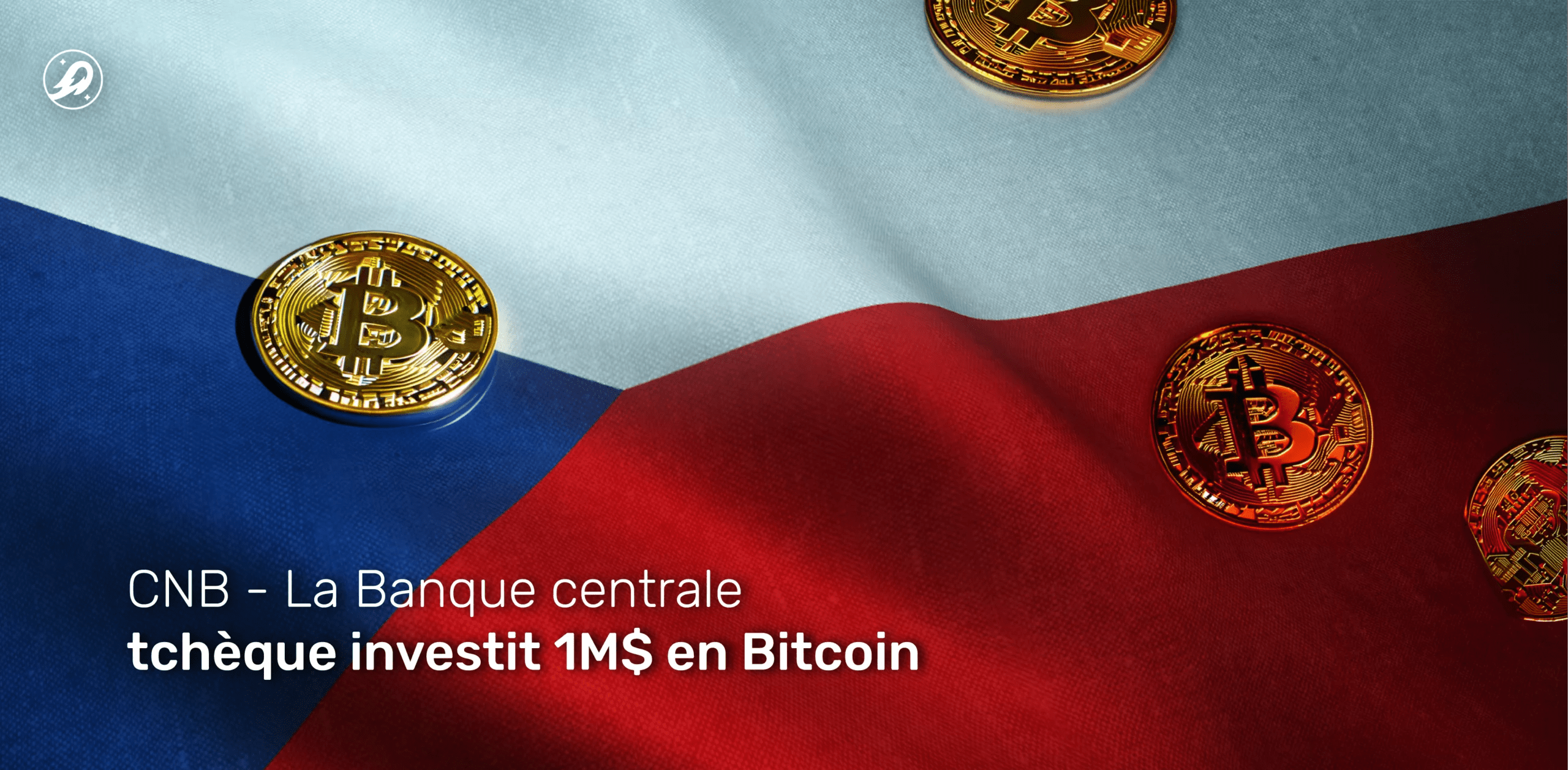 BIM_Blog_'s tweet card. La Banque centrale tchèque crée un portefeuille test de 1 million $ incluant Bitcoin, stablecoins et dépôts tokenisés. Une première historique pour une banque centrale européenne.