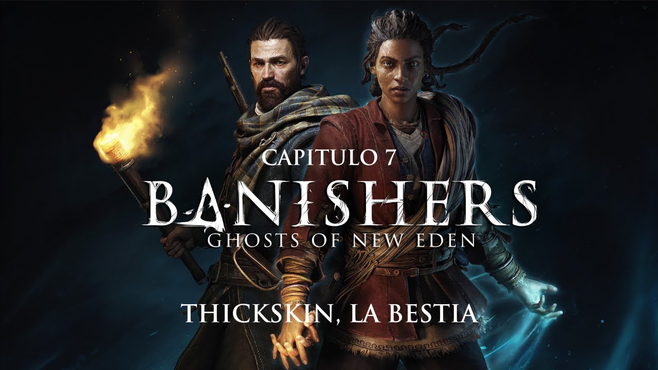 RecalDevGaming's tweet card. Banishers: Ghosts Of New Eden | Capitulo 7 | Thickskin, la bestia