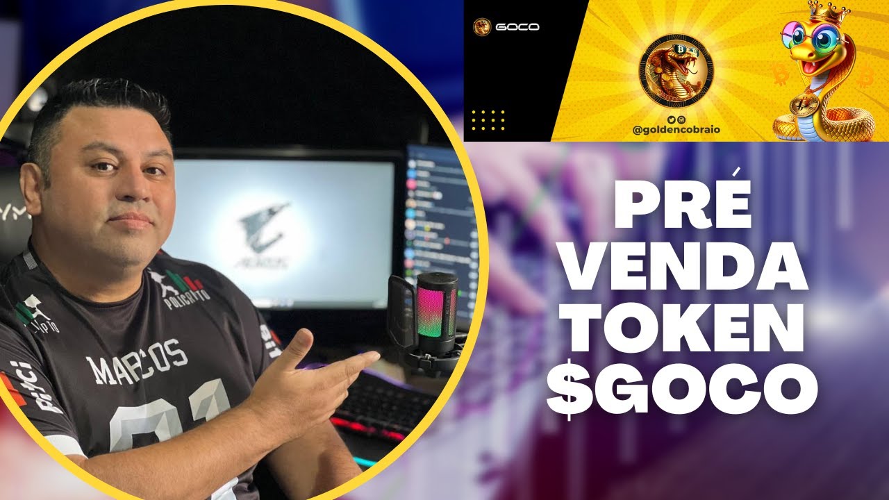 provicoin's tweet card. PRÉ VENDA TOKEN MEME GOLDEN COBRA TOKEN, ESPERADO GRANDE HYPE P2E...