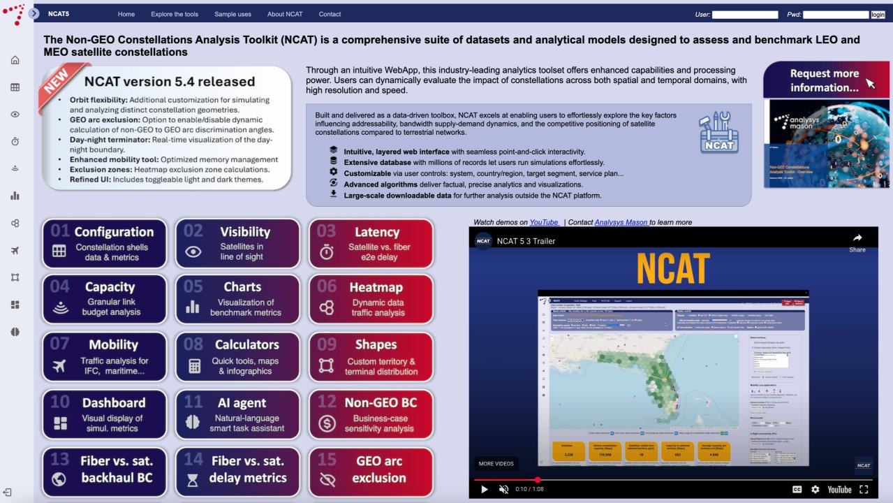 coplacido's tweet card. One of the most common questions I receive during demonstrations of the Non-GEO Constellations Analysis Toolkit (NCAT) is about its most typical use cases. It is a surprisingly difficult question to...