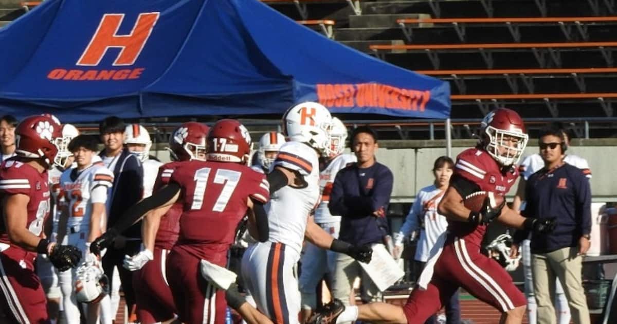 SANSPOCOM's tweet card. 全日本大学アメリカンフットボール選手権準々決勝（22日、立命大42－22法大、神戸ユニバー記念競技場）昨季の甲子園ボウル（決勝）の再現となった一戦で、連覇を目…