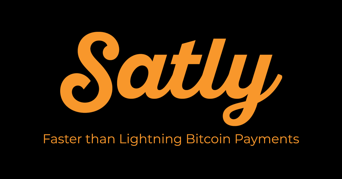 SatlyBTC's tweet card. Spend and earn Bitcoin in everyday life. Stack sats while you shop!