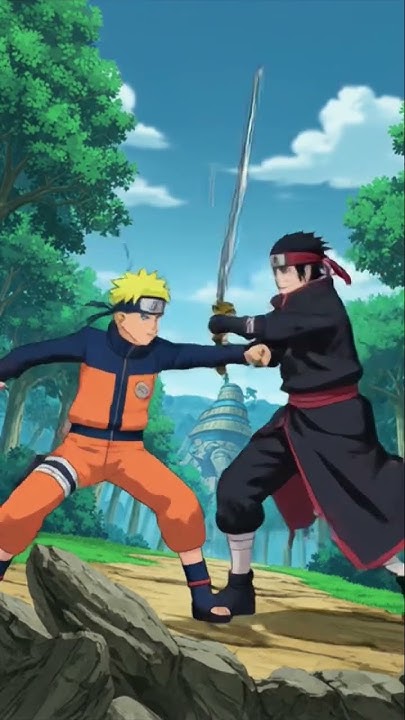 bolla_ben67565's tweet card. Naruto Sparing with a Ninja #naruto #anime #DreamScreenAI
