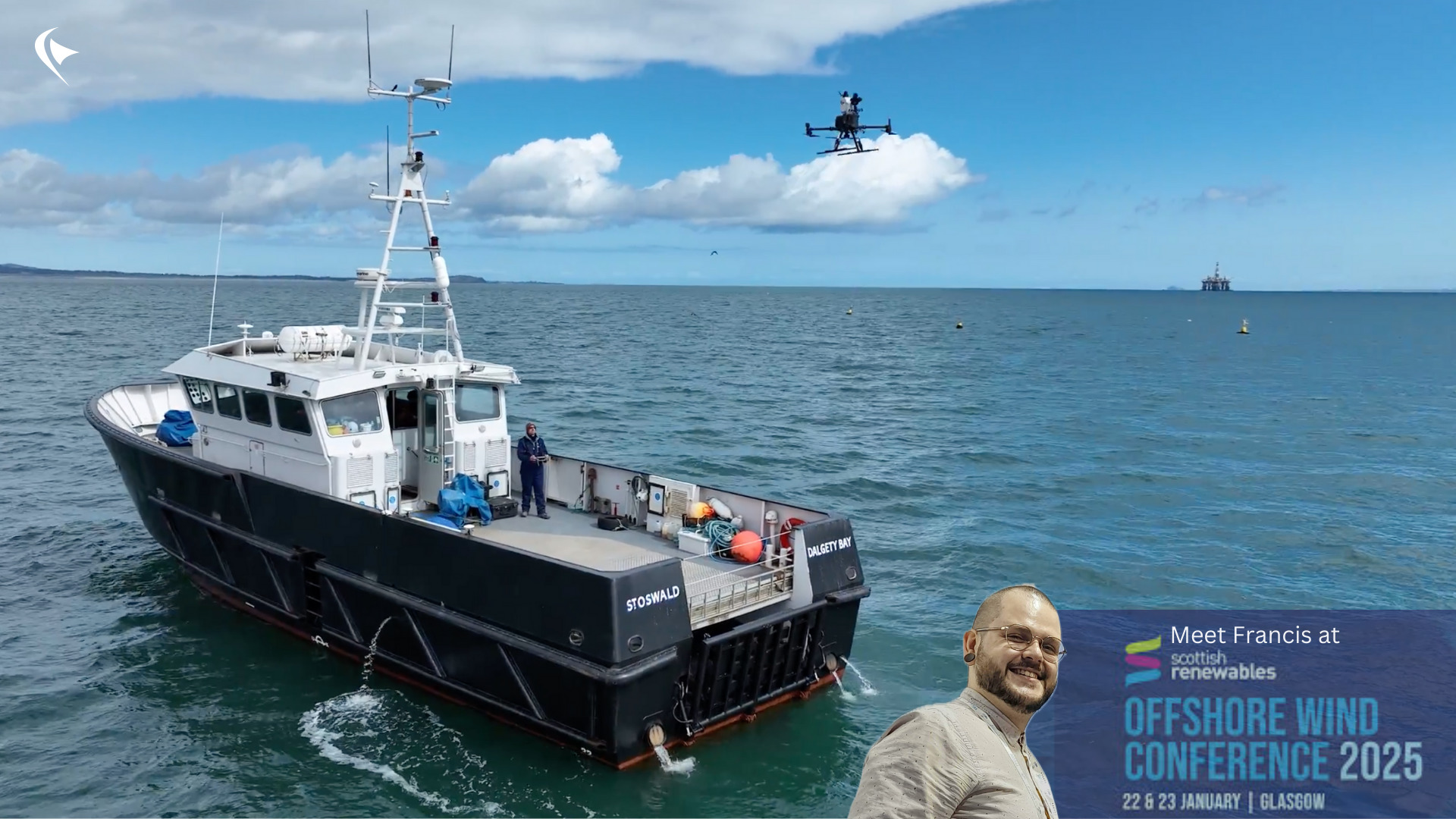 Perc_Robotics's tweet card. 📅 Exciting news! Francis Mahon Mora will be at Offshore Wind Scotland 2025,  on January 24–25 in Glasgow. 🌍