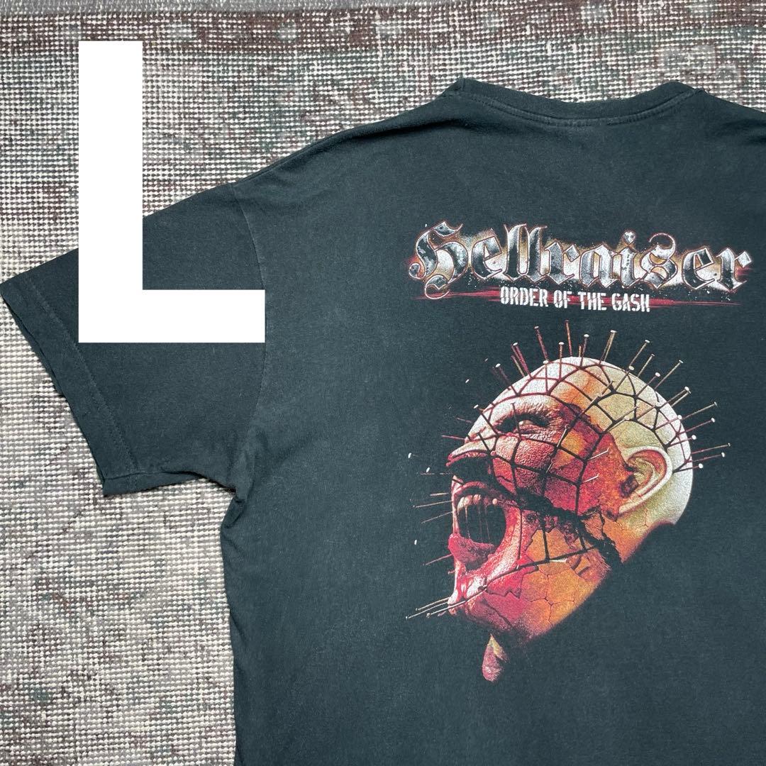 CinemaCoder2025's tweet card. ヴィンテージ　ヘルレイザー　ピンヘッド　ホラー　映画　ムービー　Tシャツ　古着をメルカリでお得に通販、誰でも安心して簡単に売り買いが楽しめるフリマサービスです。新品/未使用品も多数、支払いはクレジットカード・キャリア決済・コンビニ・銀行ATMが利用可能で、品物が届いてから出品者に入金される独自システムのため安心です。