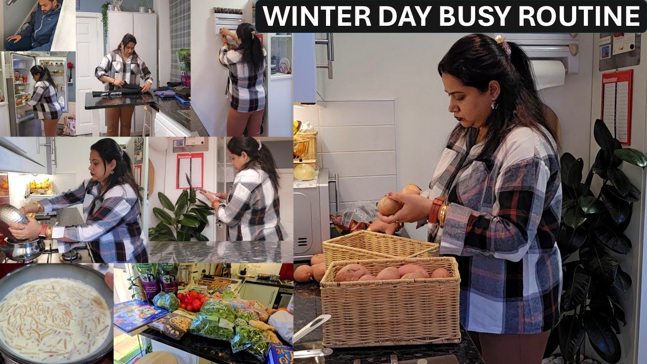 DeepsAIOChannel's tweet card. Unplanned & Messy Winter Day Routine | A Day In A Life of Indian...