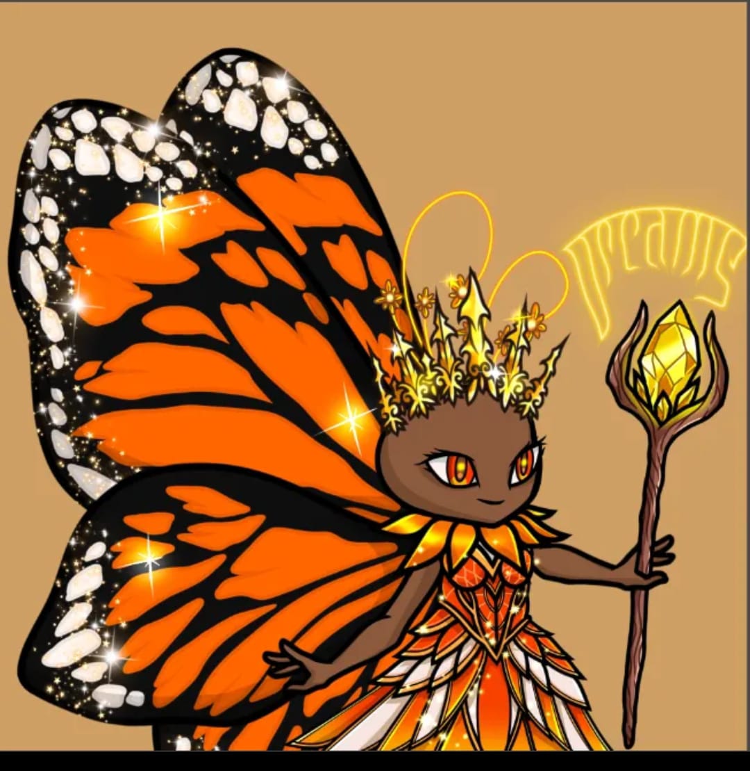 dreams_shinygal's tweet card. A 1,111 piece butterfly collection celebrating a journey of resilience, consistency and daring to dream founded with love by Shinygal powered by UglyDuckSociety 🦆