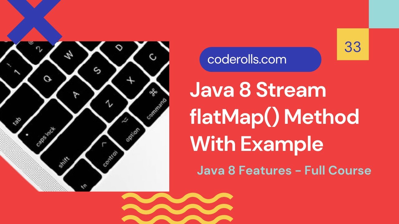 codeRolls's tweet card. 33 Java 8 Stream flatMap() Method With Example