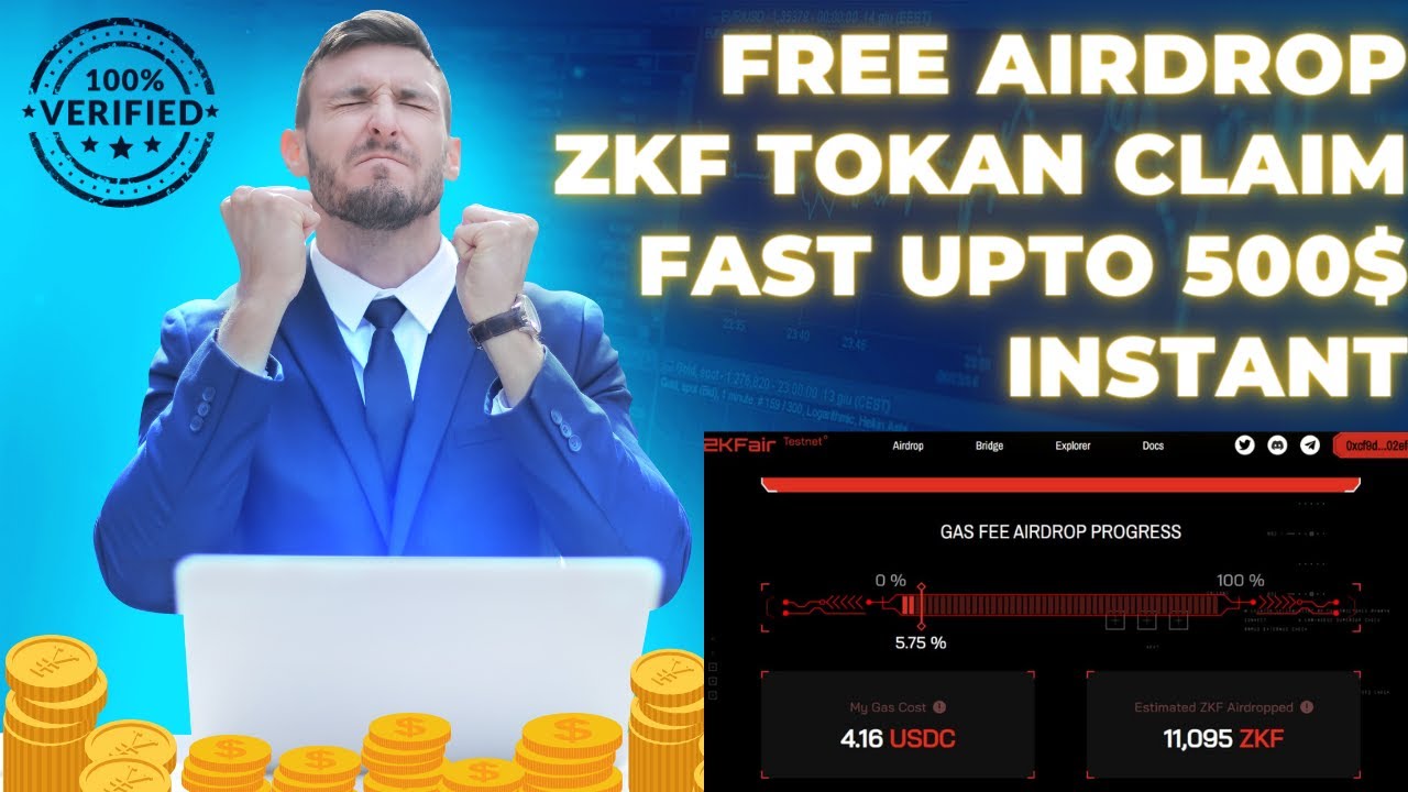 mkdevanda1's tweet card. #Crypto #Airdrop ZKFair ZKF Tokan 100% Free and Instant #airdrop upto...