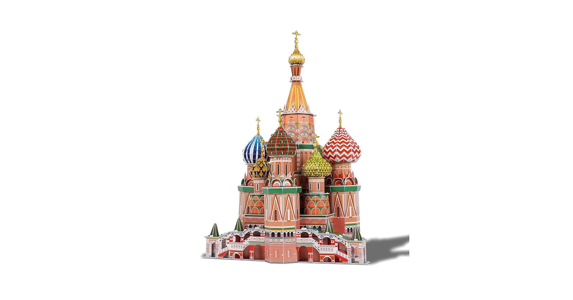 products_hot's tweet card. 3D Puzzles for Adults & Kids St. Basil's Cathedral Building Set, Russia Cathedral Architecture...
