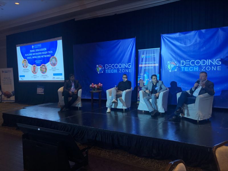 Farhankever's tweet card. The Mataverse is here, great panel discussion with Kader Khan at the #decodingtech.zone