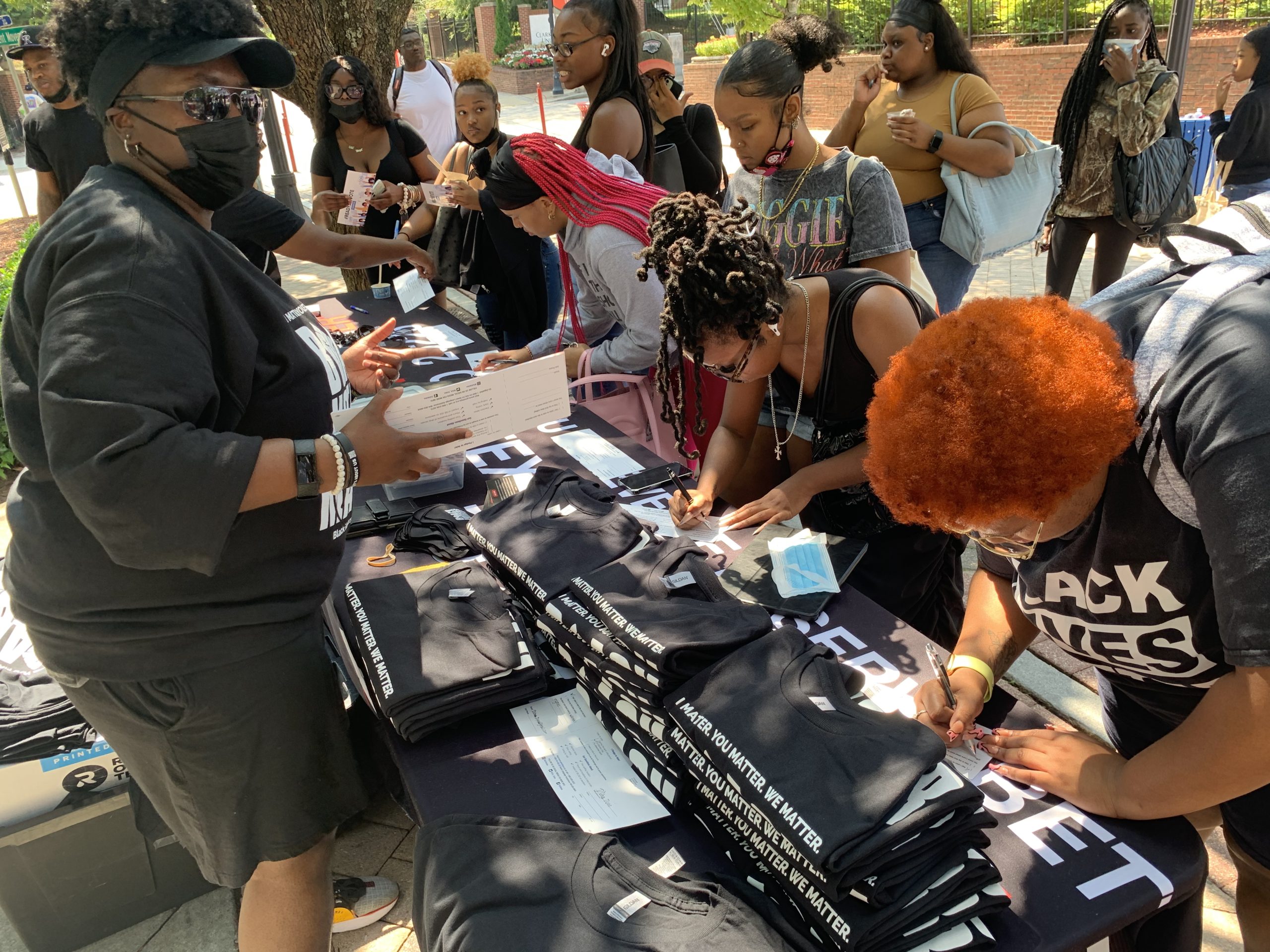 MsLaToshaBrown's tweet card. An HBCU bus tour through Georgia reveals students and residents are most concerned with the problems going on in their backyard.