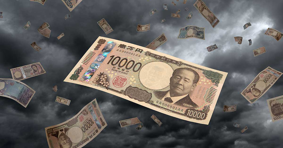 perfume_rabbit's tweet card. 日本円が紙くずになる”可能性に現実味か。元モルガン銀行藤巻健史氏は、この光景こそ日本経済崩壊の序曲に他ならないと強く警鐘を鳴らす。