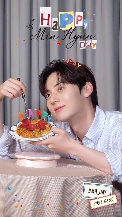 MINHYUN_PLEDIS's tweet card. 🎂 HAPPY MIN HYUN DAY 📹 #MH_DAY #황민현 #HWANGMINHYUN #Shorts