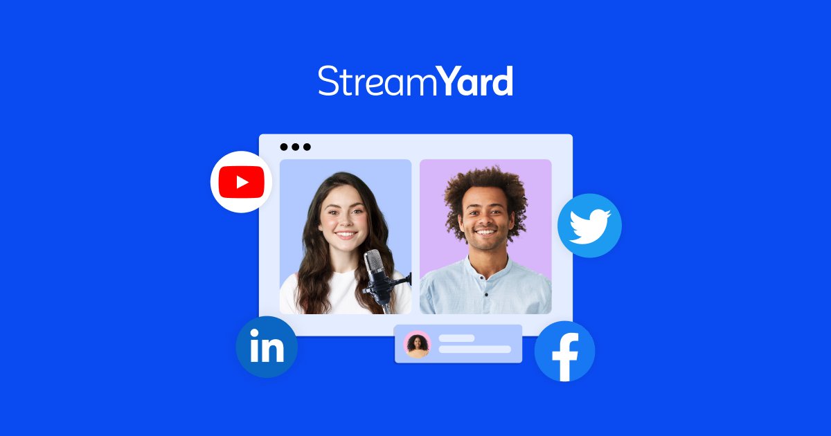 redzoneinthelab's tweet card. StreamYard is a professional live streaming and recording studio in your browser. Record your content, or stream live to Facebook, YouTube, and other platforms.