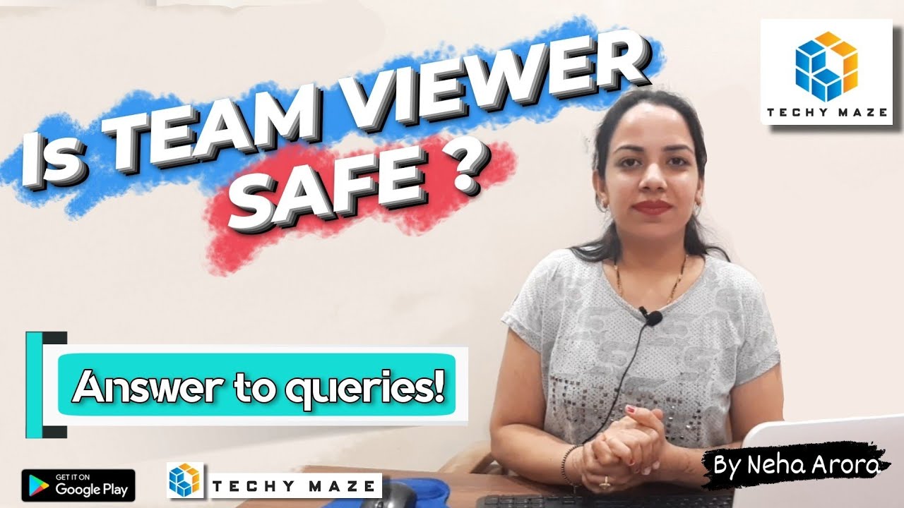 techymaze's tweet card. Is Teamviewer Safe? | Is teamviewer safe to use | Teamviewer ko use...