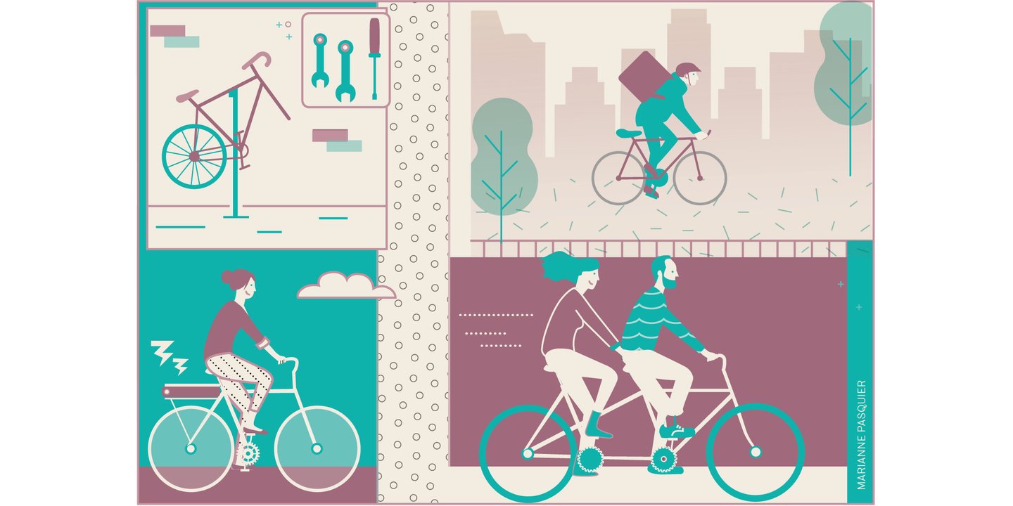 OlivierRazemon's tweet card. « Un quart d’heure en ville » (2/5). Gage de rapidité, l’usage de la bicyclette augmente mais n’est pas toujours fluide. Les parcours dédiés requièrent encore des aménagements, et donc des investis...