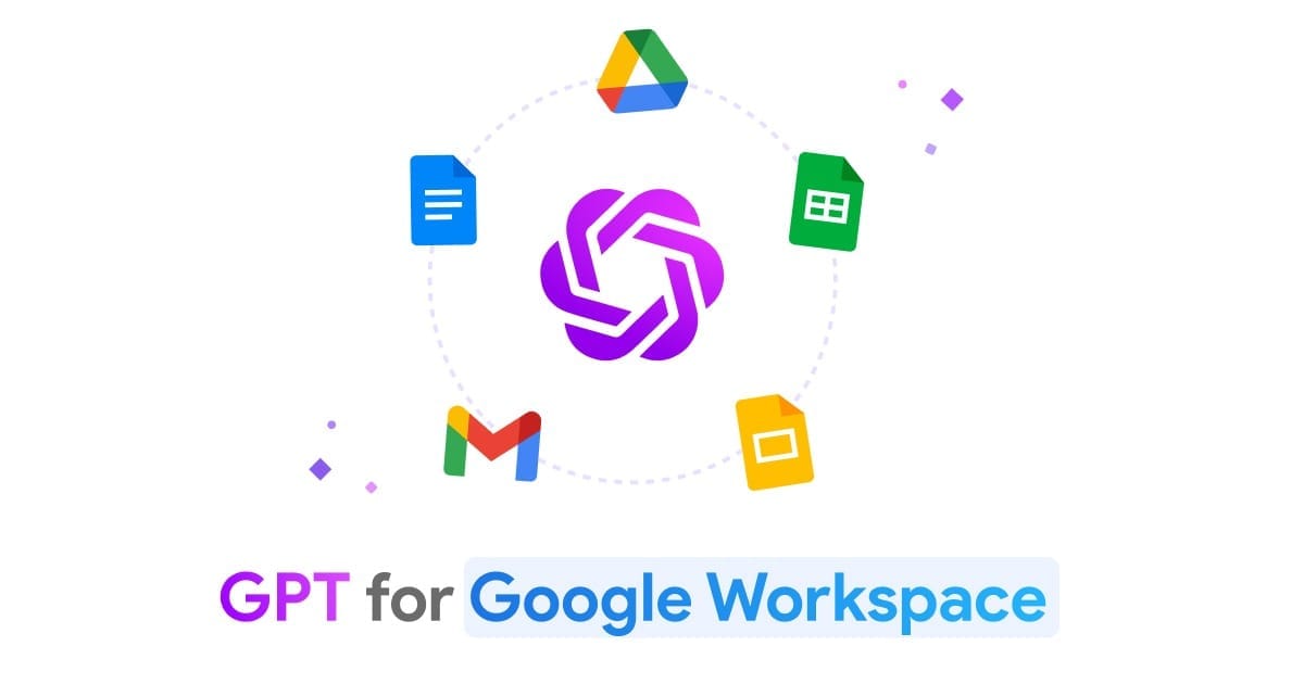 GPTWorkspace's tweet card. A powerful GPT-5 reasoning agent in Google Sheets, Docs, Slides, Gmail and Drive