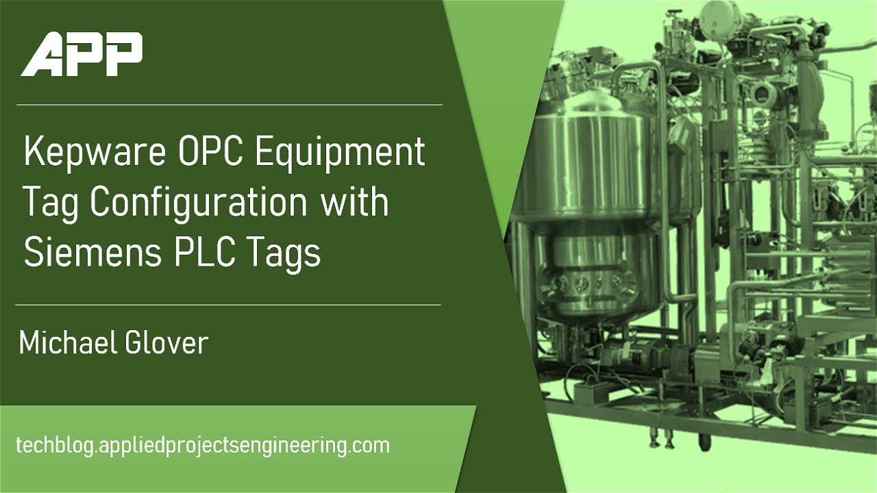 AppliedProjects's tweet card. Kepware setup Overview with TIA S7 Tags